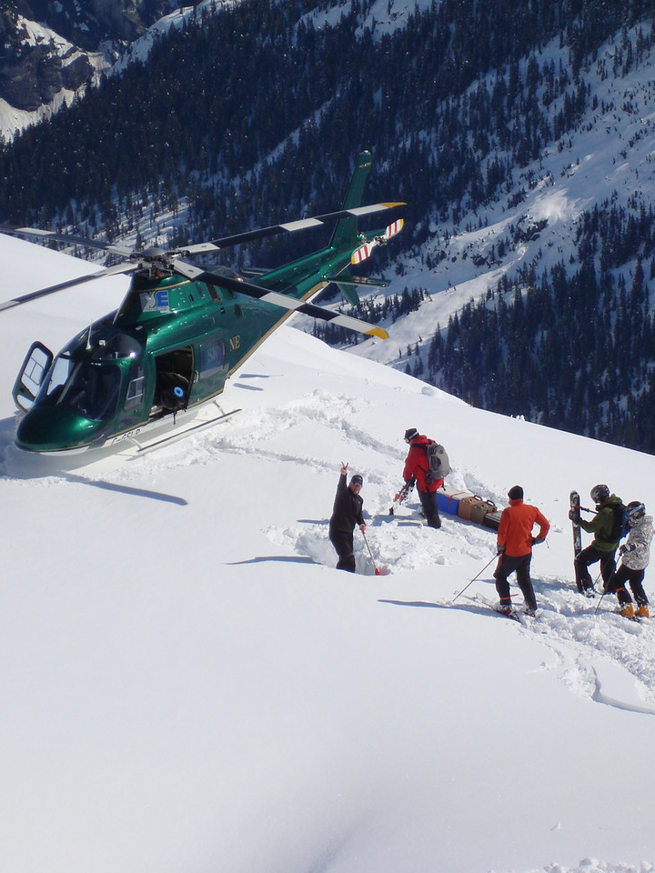Skyline Helicopters heli skiing holidays hydro forestry tours Kelowna Terrace BC